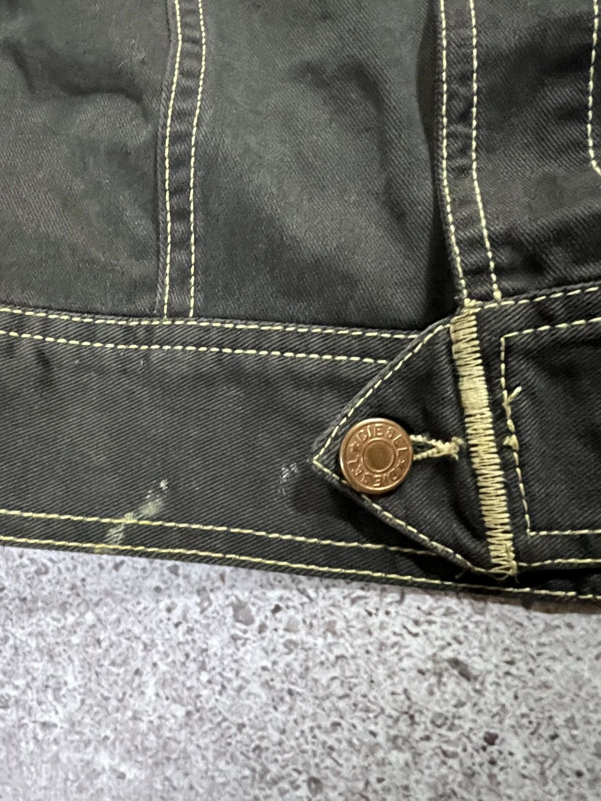 Diesel Y2K Diesel Boho Western Vest Brown Jacket 00s 2000s vintage Size S / US 4 / IT 40 - 5 Thumbnail