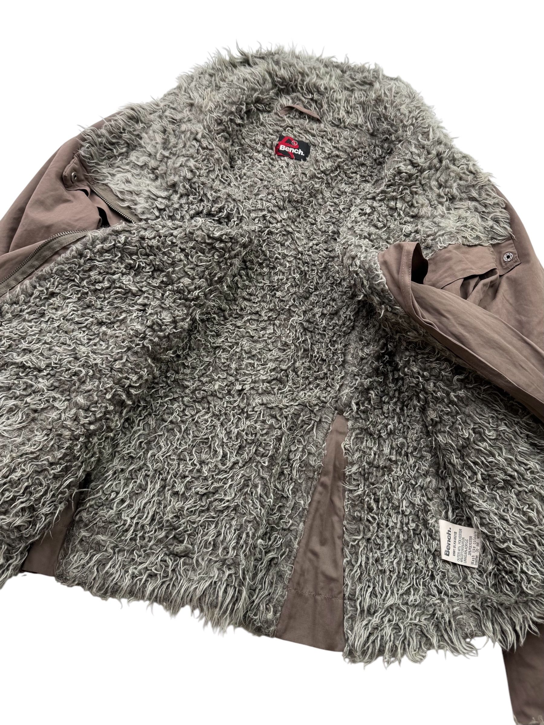 Bench Bench Cropped Jacket With Faux Fur And Zipper W58(V9) Size L / US 10 / IT 46 - 3 Thumbnail