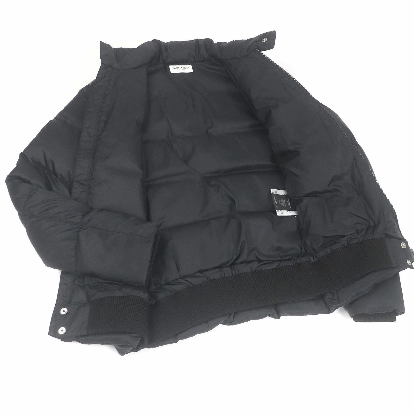 Saint Laurent Paris SAINT LAURENT PARIS Leather Yoke Studded Down Jacket 48 Size US M / EU 48-50 / 2 - 3 Thumbnail
