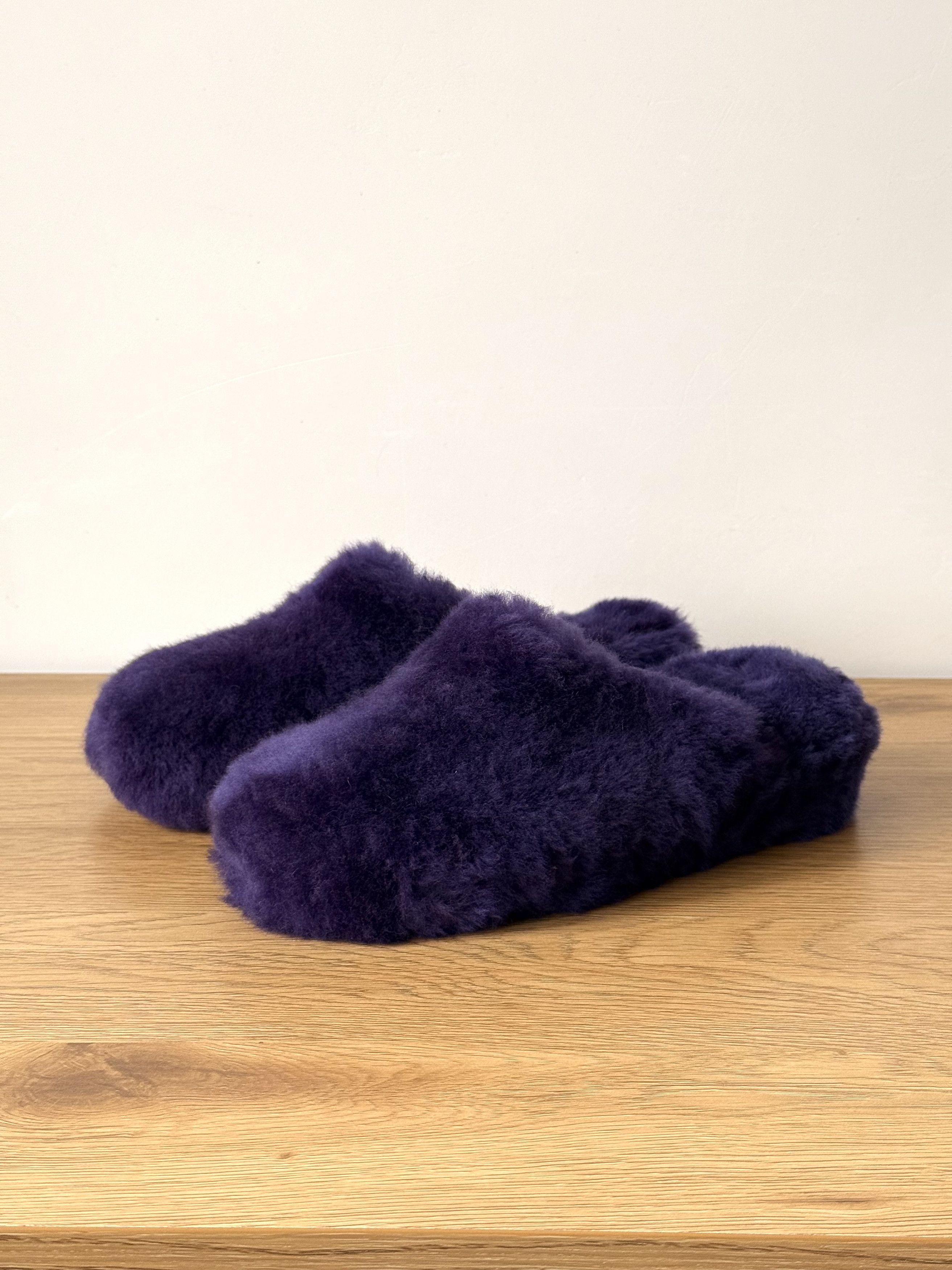 Ugg Fluffy Real Fur Purple Slippers (38) Size US 8 / IT 38 - 1 Thumbnail
