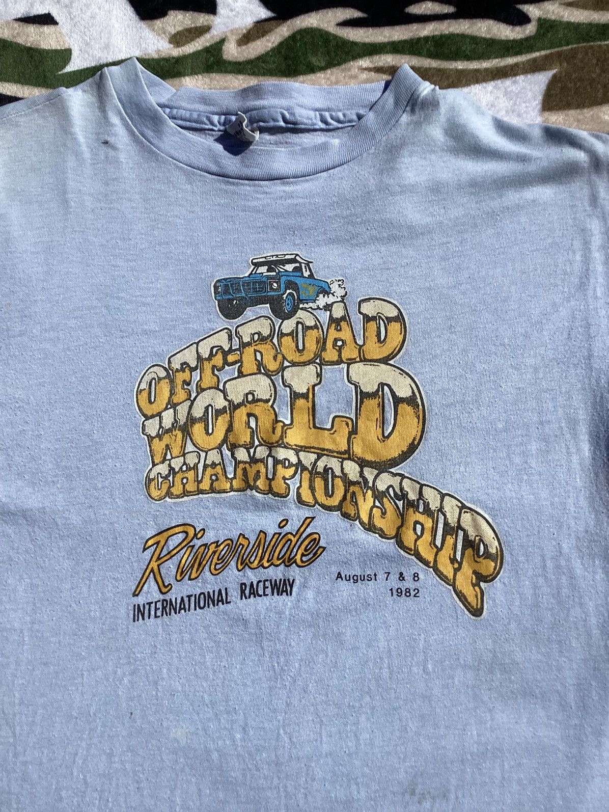Other Vintage 1982 offroad world championship Riverside USA MADE T Size US L / EU 52-54 / 3 - 2 Thumbnail