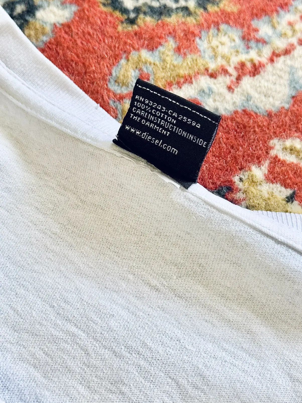 Diesel Vintage Diesel Big Logo Boxy Fit Print Tee T-Shirt Size US L / EU 52-54 / 3 - 13 Thumbnail