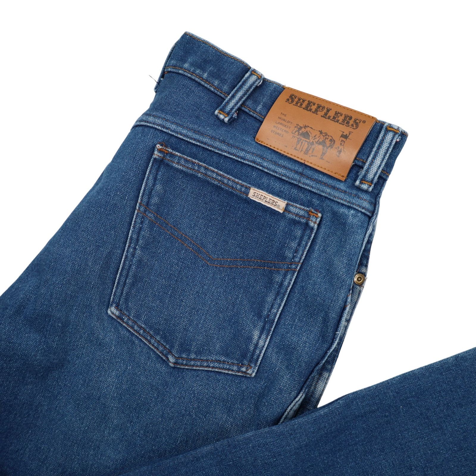Vintage Vintage Sheplers Flannel Lined Denim Jeans Size US 34 / EU 50 - 10 Thumbnail