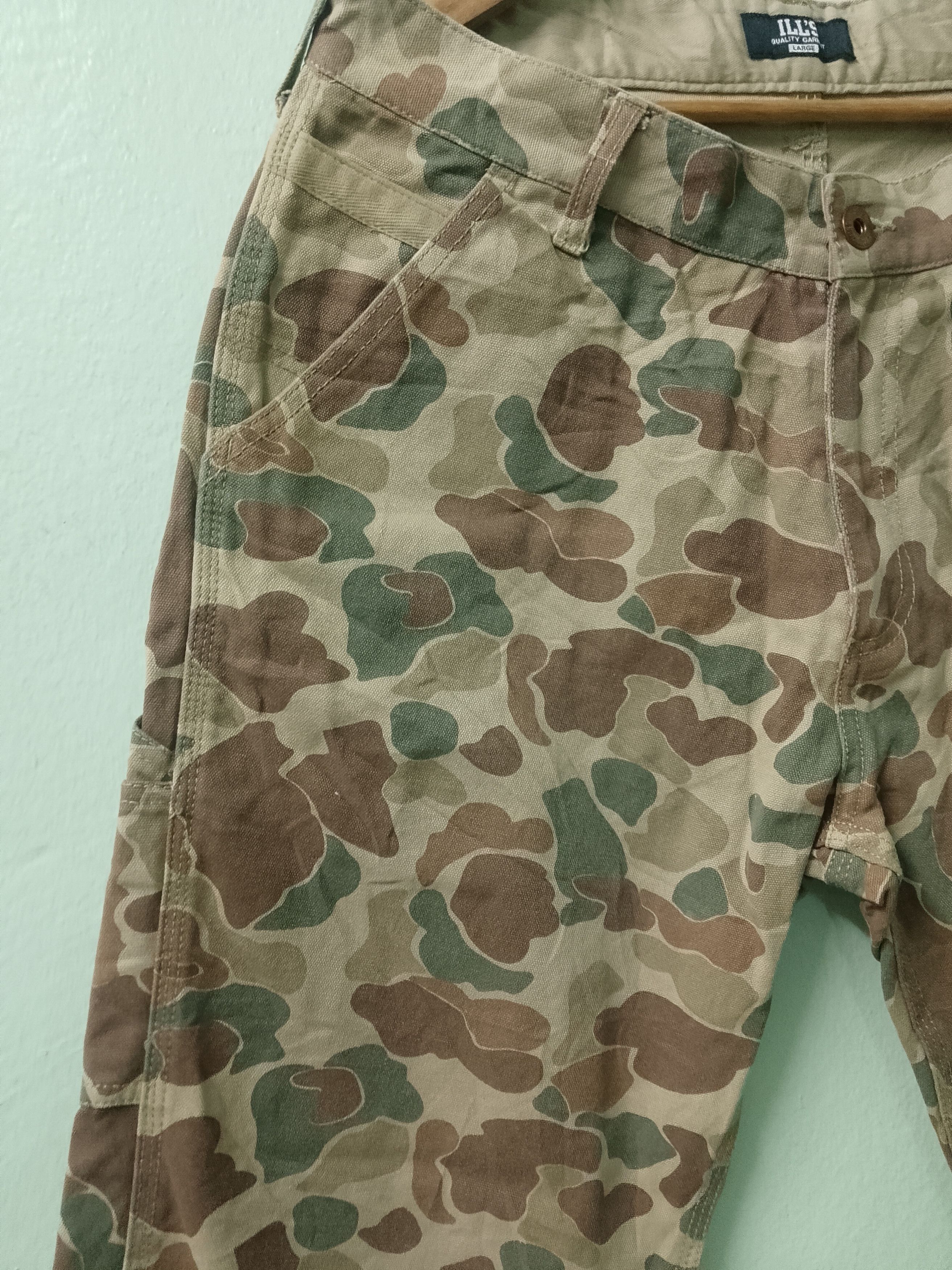 Japanese Brand ILLS camo cargo pant Size US 34 / EU 50 - 6 Thumbnail