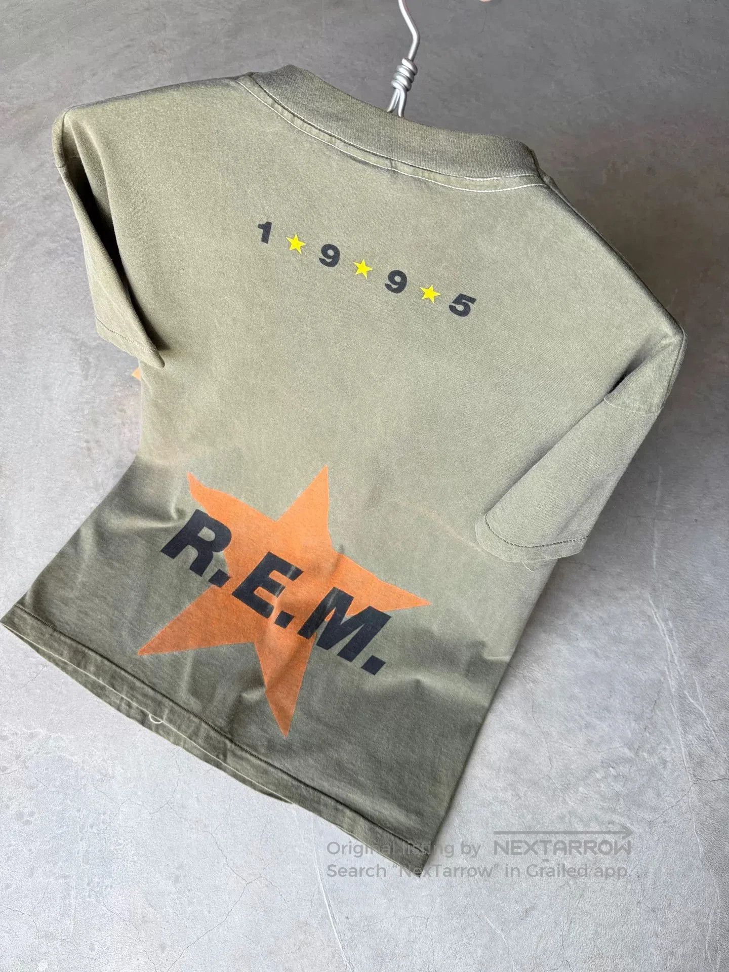 Vintage Vintage 90s R.E.M. Monster Tour Band Tee. Size US L / EU 52-54 / 3 - 9 Thumbnail