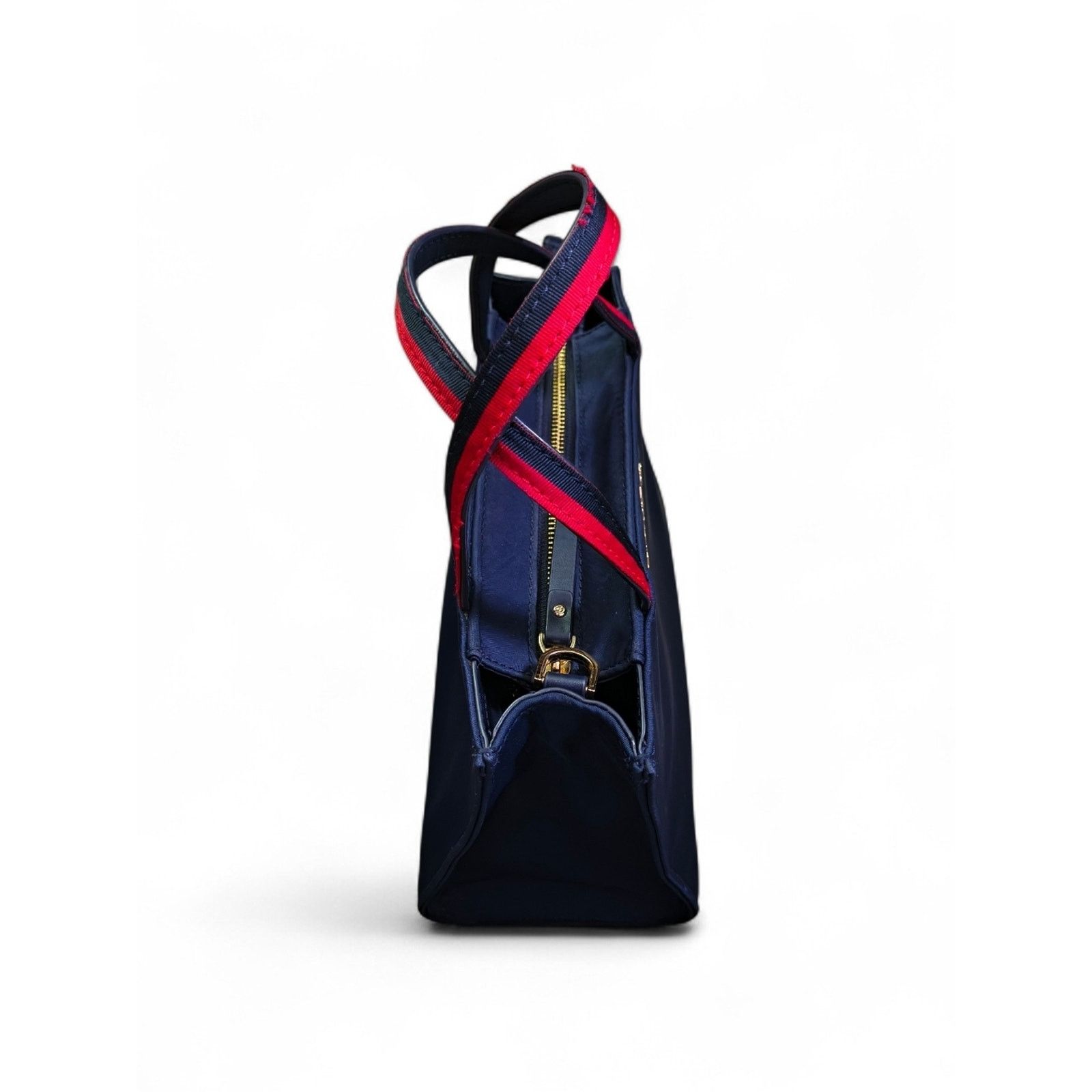 Kate Spade NWOT Kate Spade Navy Blue Canvas Crossbody Red Trim 2 Straps Size ONE SIZE - 6 Thumbnail