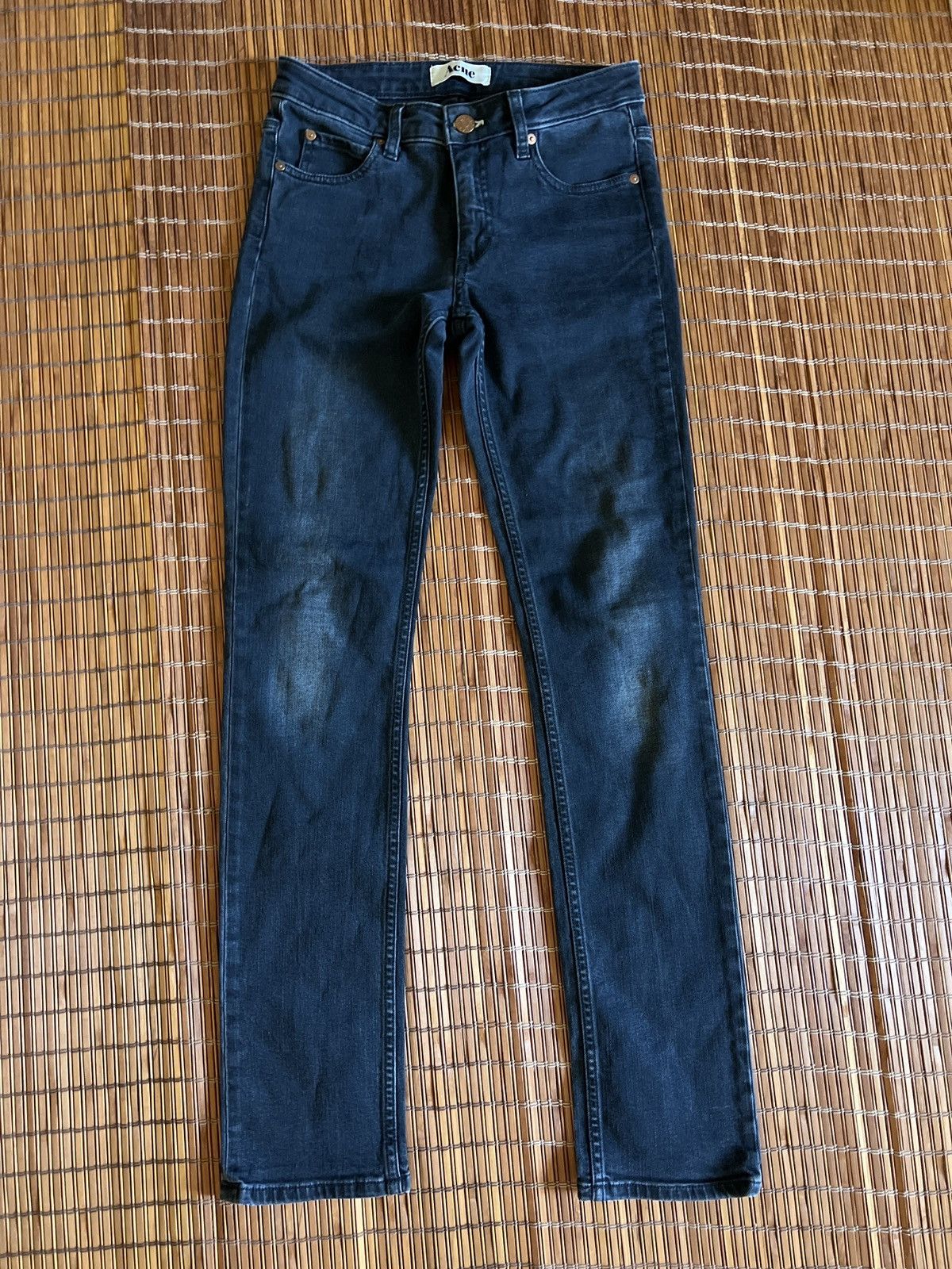 Acne Studios Vintage Acne studios Jeans style Hex/Basement black charcoal Size 26" / US 2 / IT 38 - 4 Thumbnail
