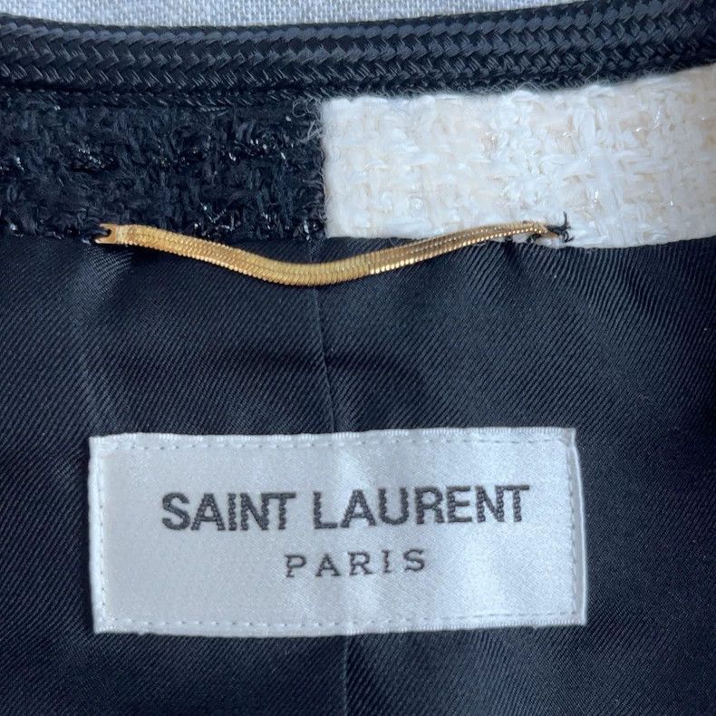 Saint Laurent Paris Saint Laurent Paris Saint Laurent Classic Textured Blazer Size US XS / EU 42 / 0 - 5 Thumbnail