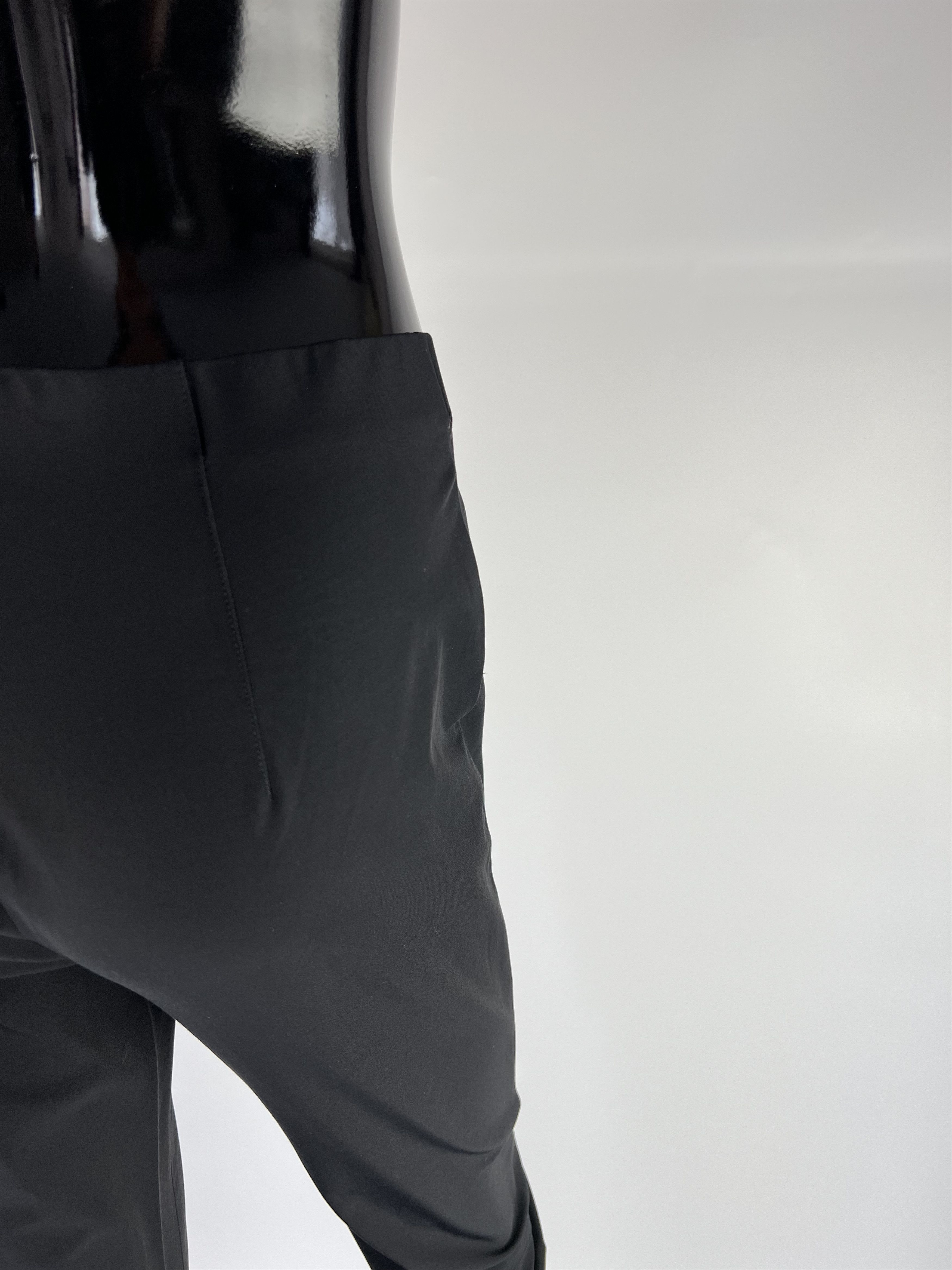 Designer Seductive Sabrina Nos Black Pants Size 36 Size 27" / US 4 / IT 40 - 4 Thumbnail