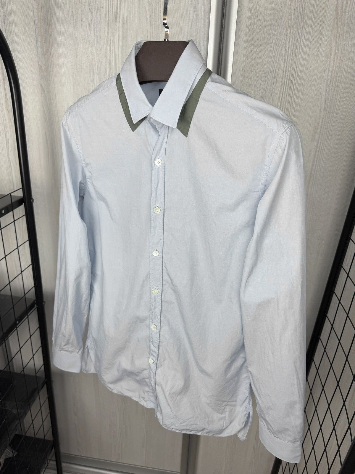 Lanvin Lanvin blue double collar long sleeve shirt Size US S / EU 44-46 / 1 - 6 Thumbnail