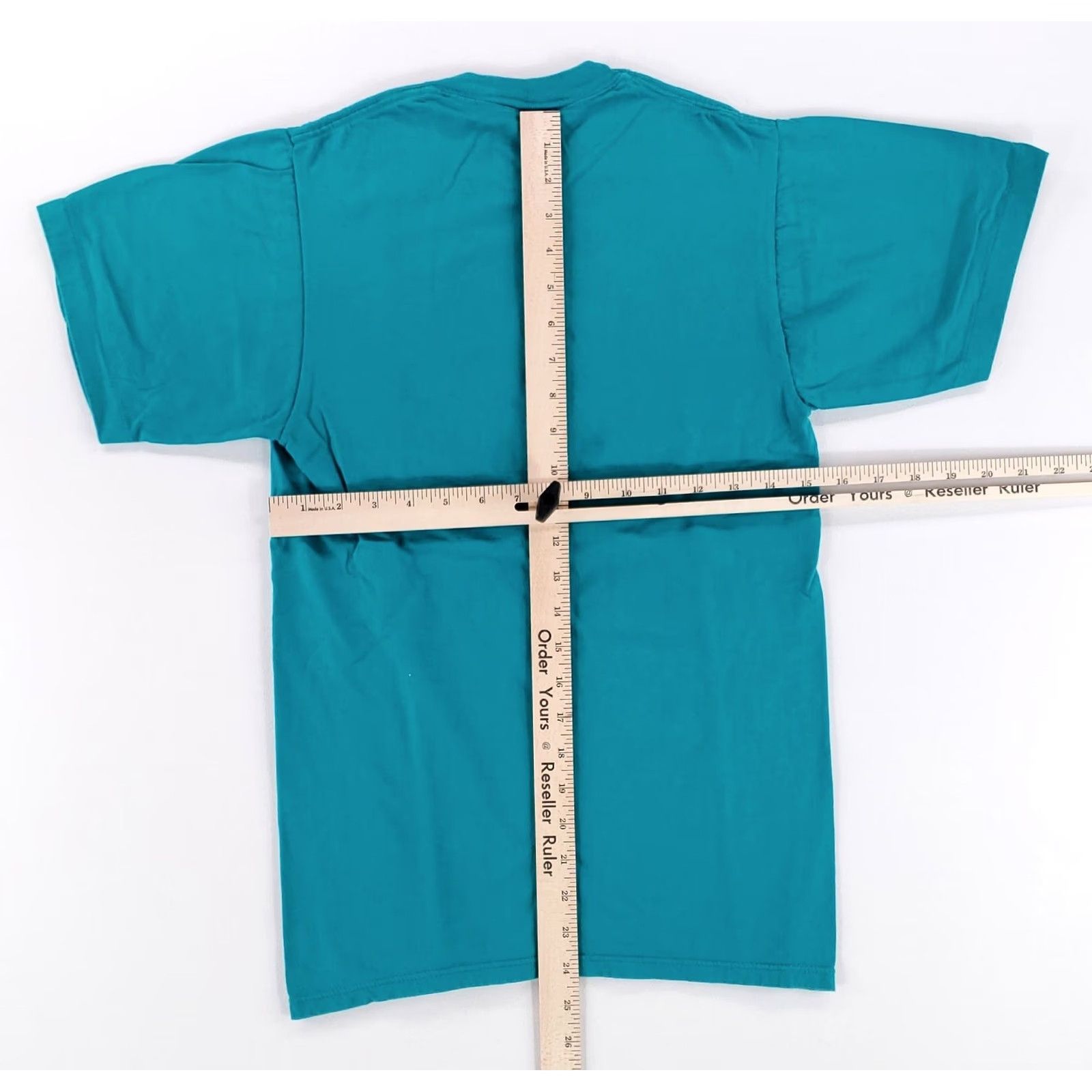 Jerzees VINTAGE Jerzees T-Shirt Green 90s Single Stitch Made USA Mens S Shirt Cat: T-Shirt (Men) Size US S / EU 44-46 / 1 - 6 Thumbnail