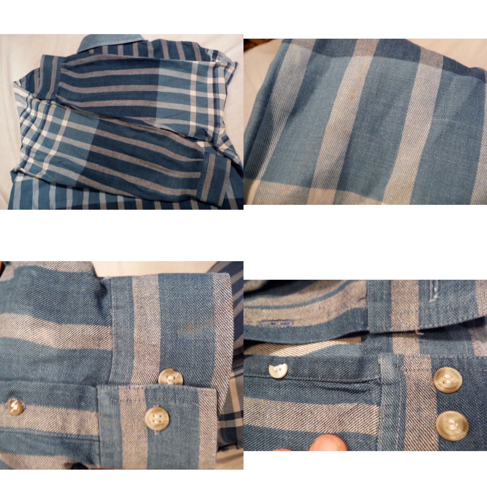 Wrangler MENS TWENTY X WRANGLER Western Shirt Striped Cotton Long Sleeve Adult M White/Blue Pink Rockabilry SZ M Size US M / EU 48-50 / 2 - 8 Thumbnail