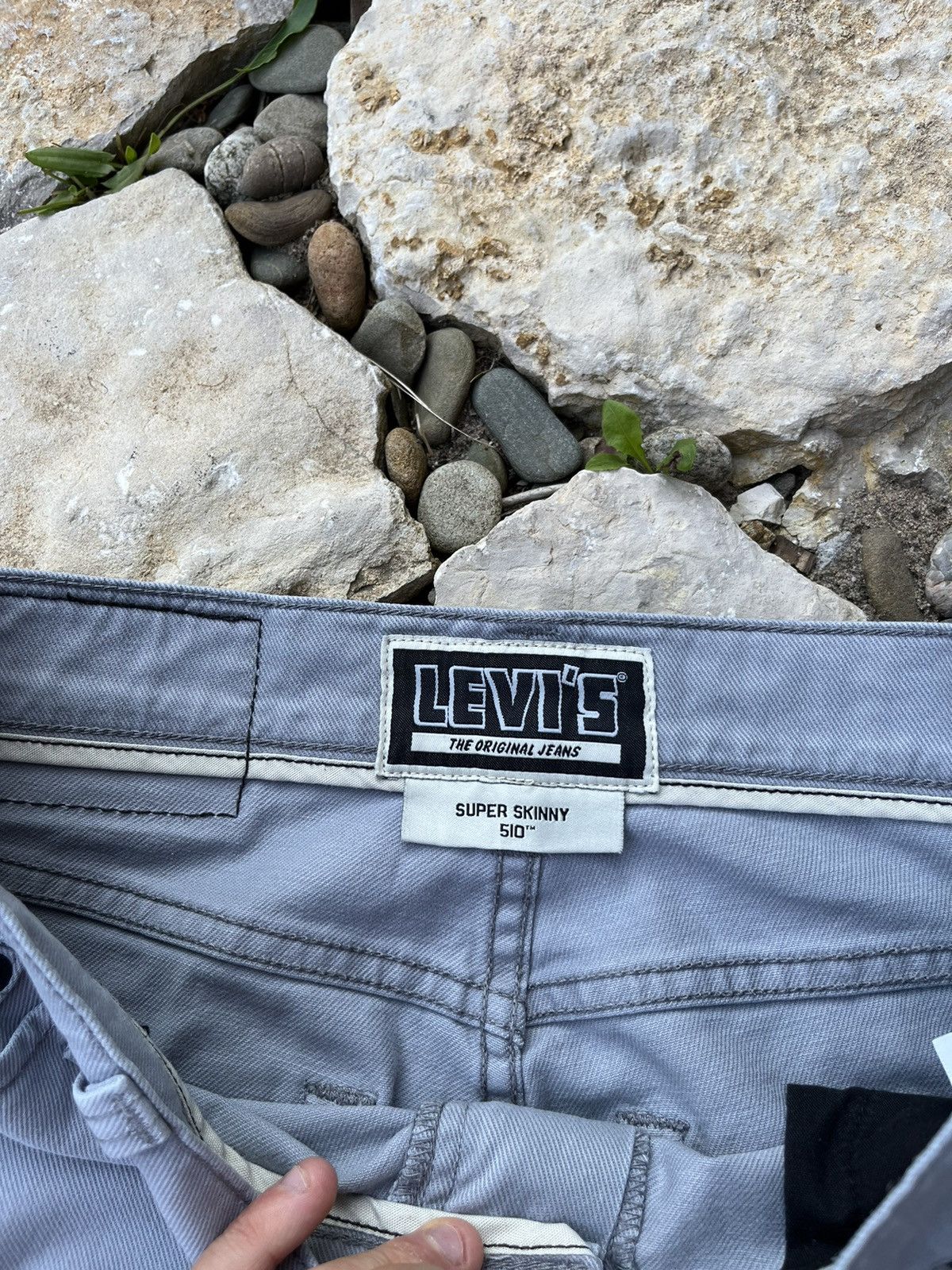 Levi's × Levi's Vintage Clothing × Vintage Vintage Levi’s 510 super skinny light grey jeans pants 30x30 Size US 30 / EU 46 - 11 Thumbnail