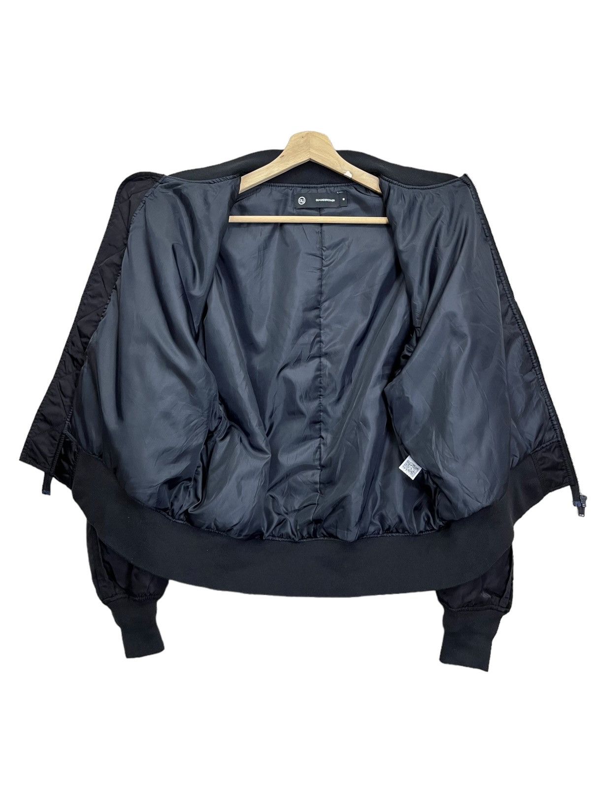 Undercover 💥 "FREEDOM NOISE" GUxUNDERCOVER Black Bomber Jacket Size US M / EU 48-50 / 2 - 12 Thumbnail