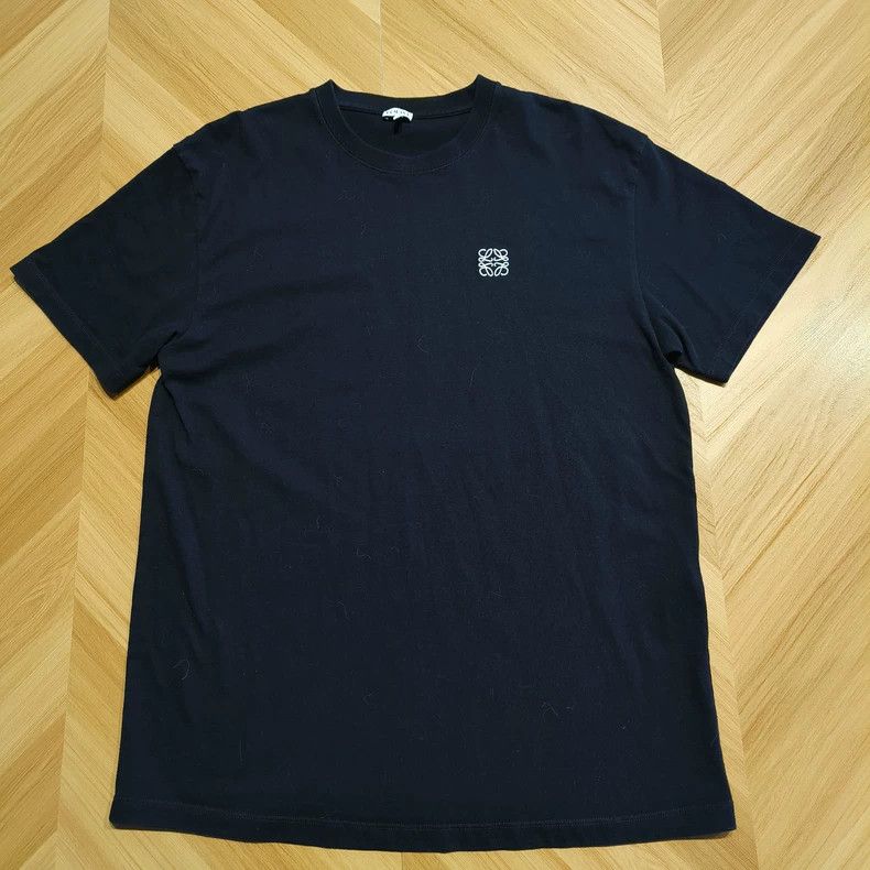 Loewe Loewe Black embroidered logo short sleeves Size US M / EU 48-50 / 2 - 1 Thumbnail
