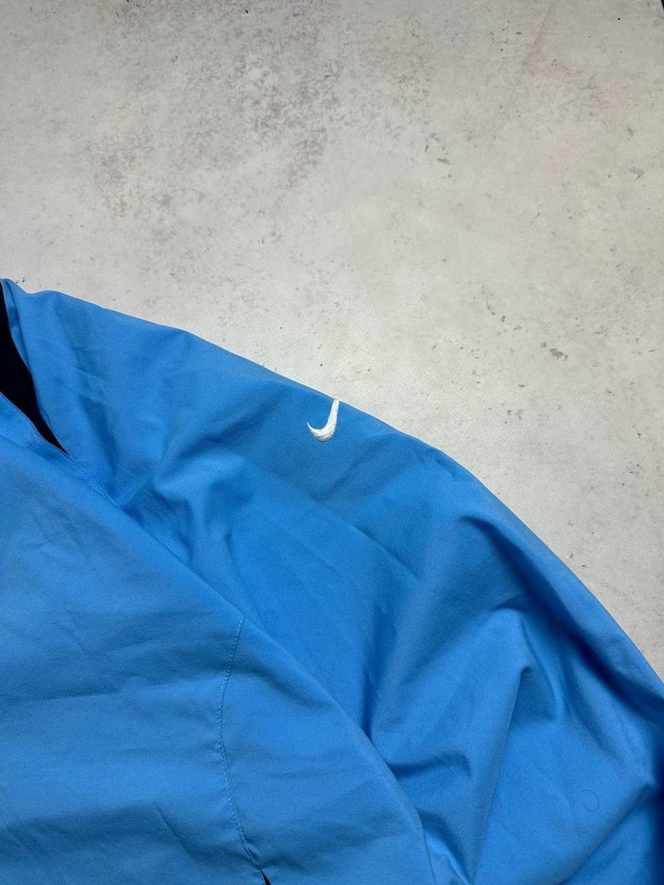 Nike Vintage Nike Swoosh Olympic Nylon Blue Jacket Y2K L Size US L / EU 52-54 / 3 - 3 Thumbnail