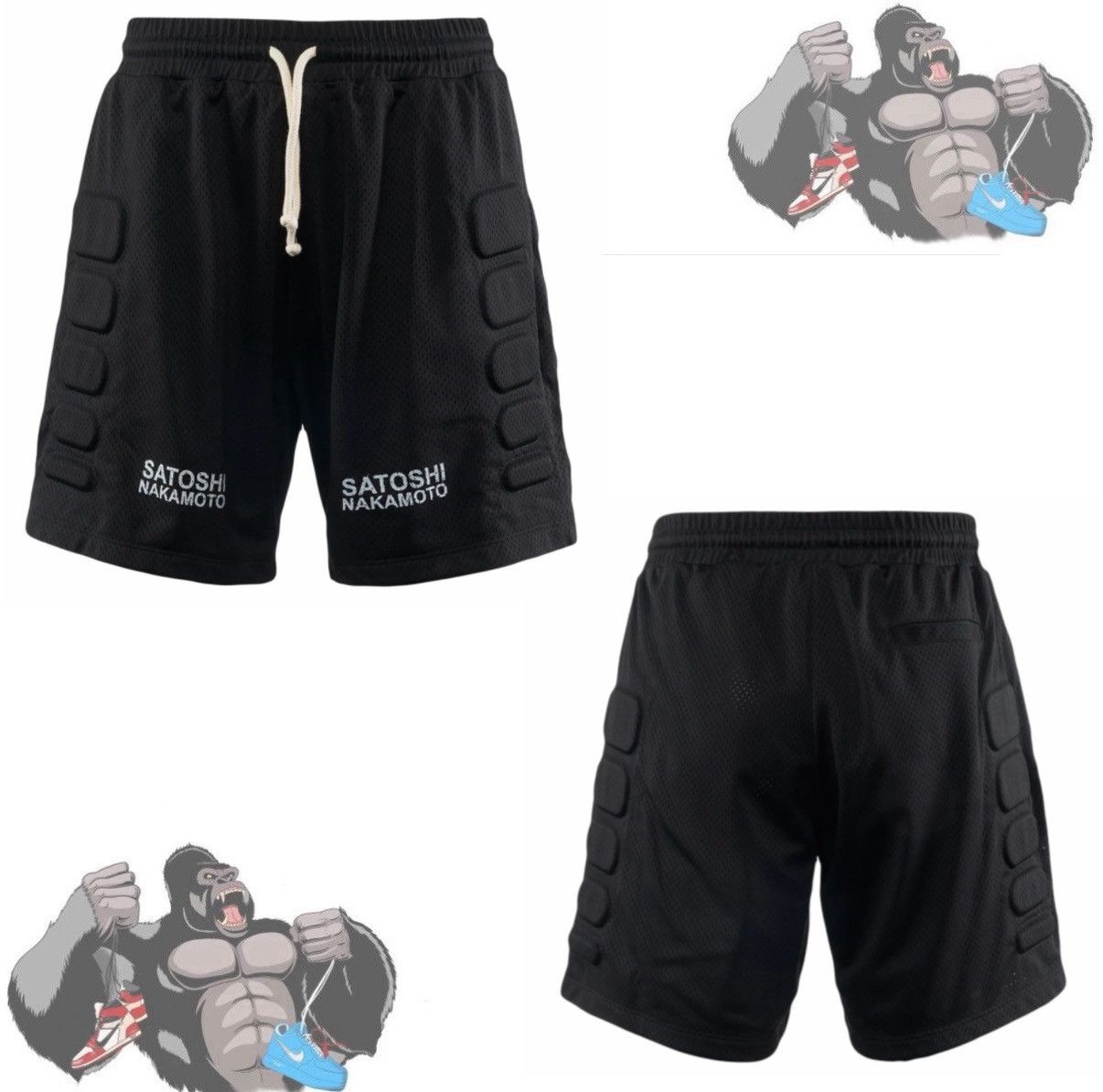 Satoshi Nakamoto Satoshi Nakamoto Mesh Moto Shorts Size US 32 / EU 48 - 1 Thumbnail
