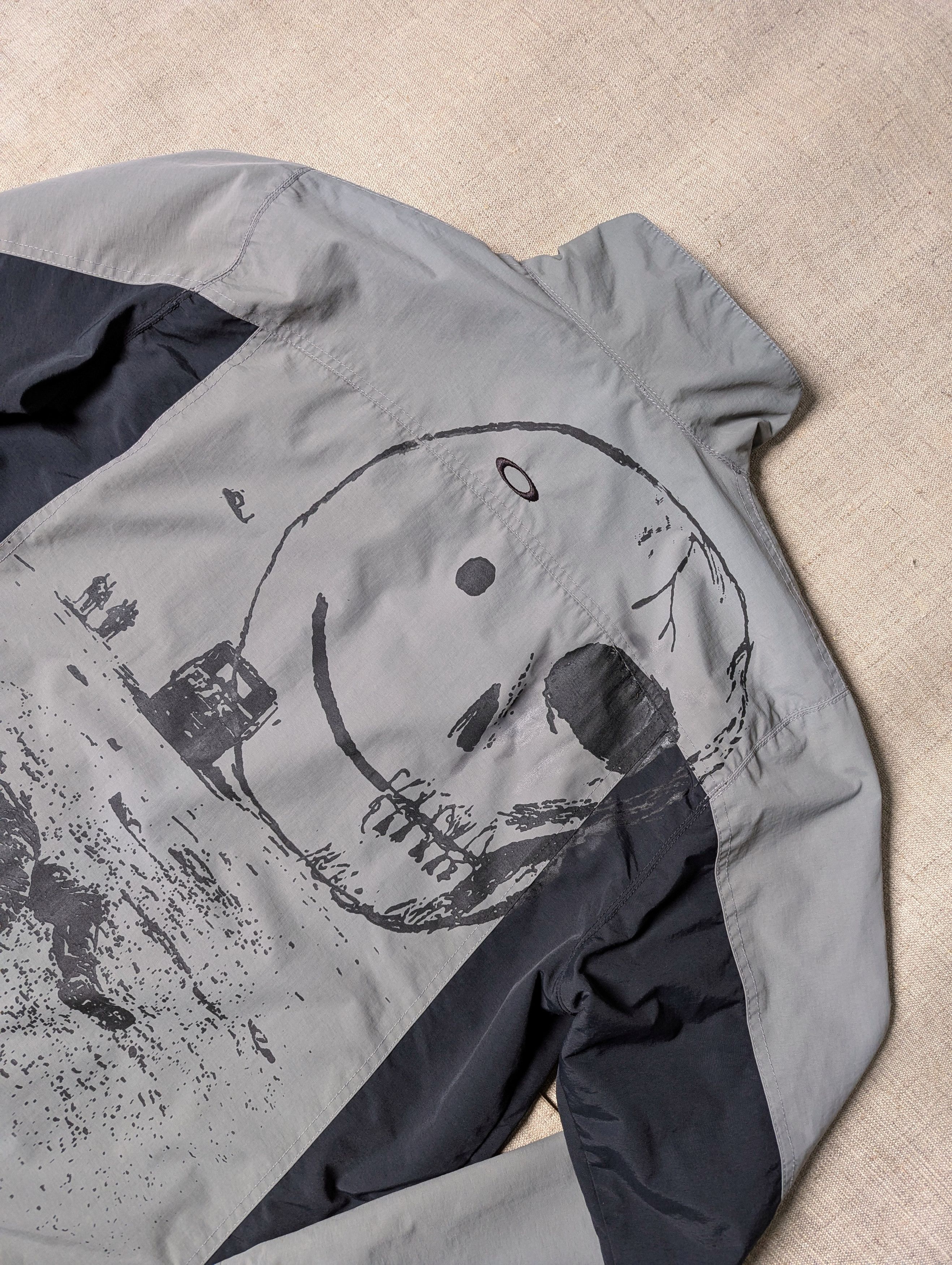 Oakley 00s Oakley Handprinted Mock Neck Jacket Size US M / EU 48-50 / 2 - 7 Thumbnail