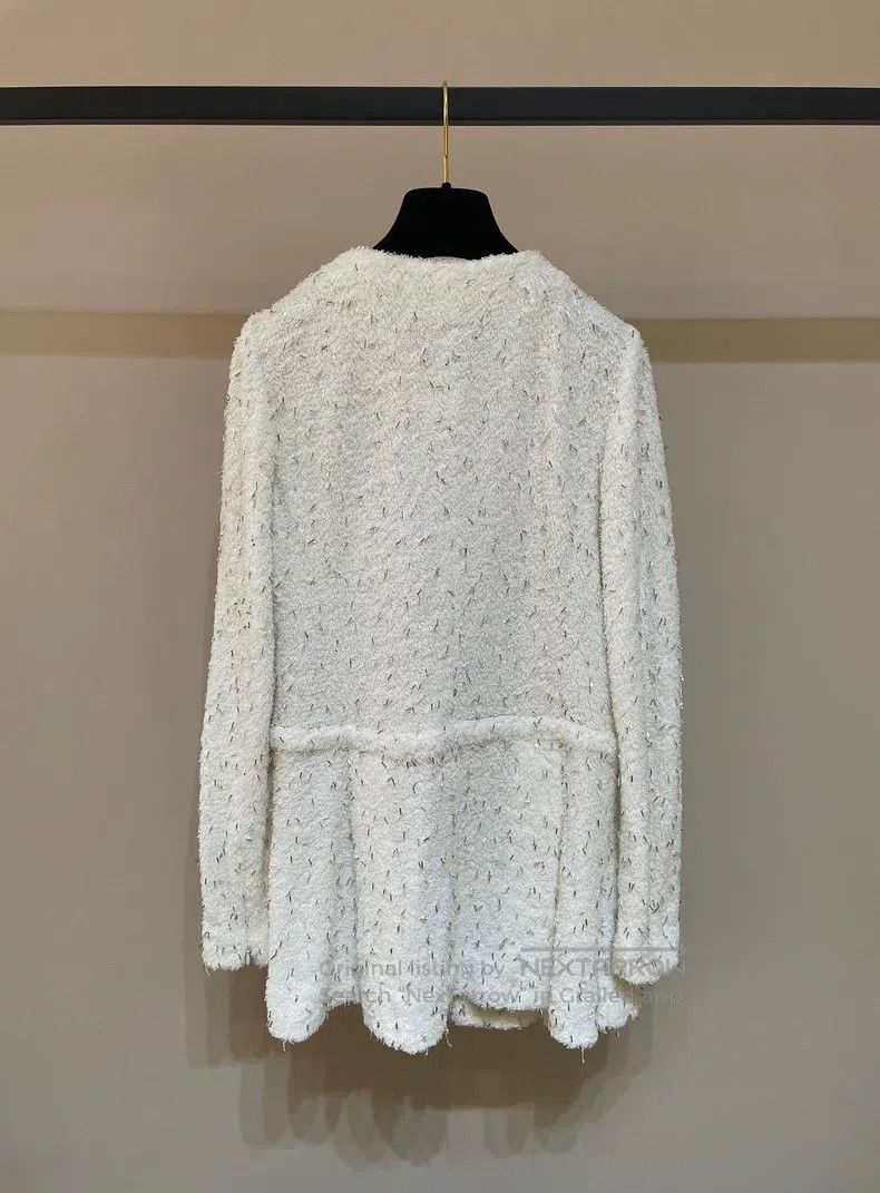 Chanel Chanel Spring and summer show beaded heavy industry white Size XS / US 0-2 / IT 36-38 - 6 Thumbnail
