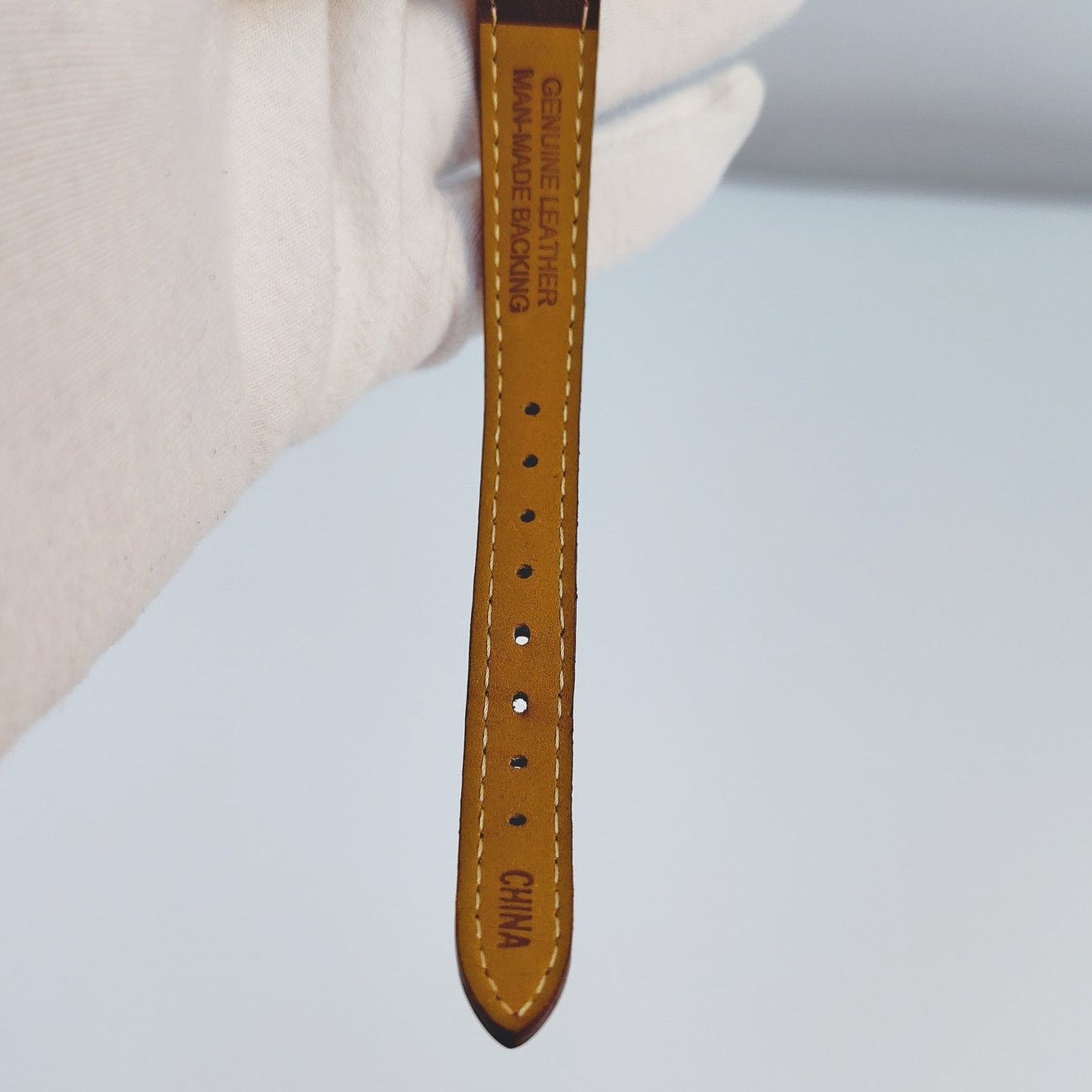 Disney Disney Mickey Mouse Gold Toned Watch Ladies Brown Leather Size ONE SIZE - 8 Thumbnail