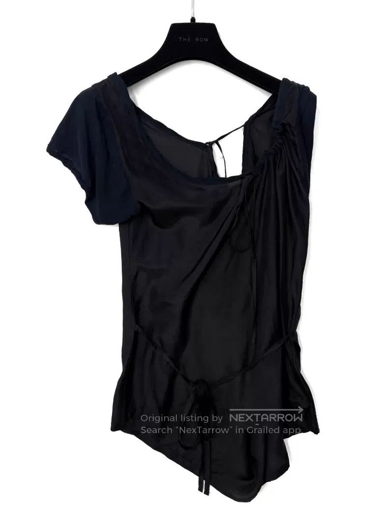 Ann Demeulemeester Ann Demeulemeester Spring/Summer Full Silk Twisted Tie To Size XS / US 0-2 / IT 36-38 - 3 Thumbnail