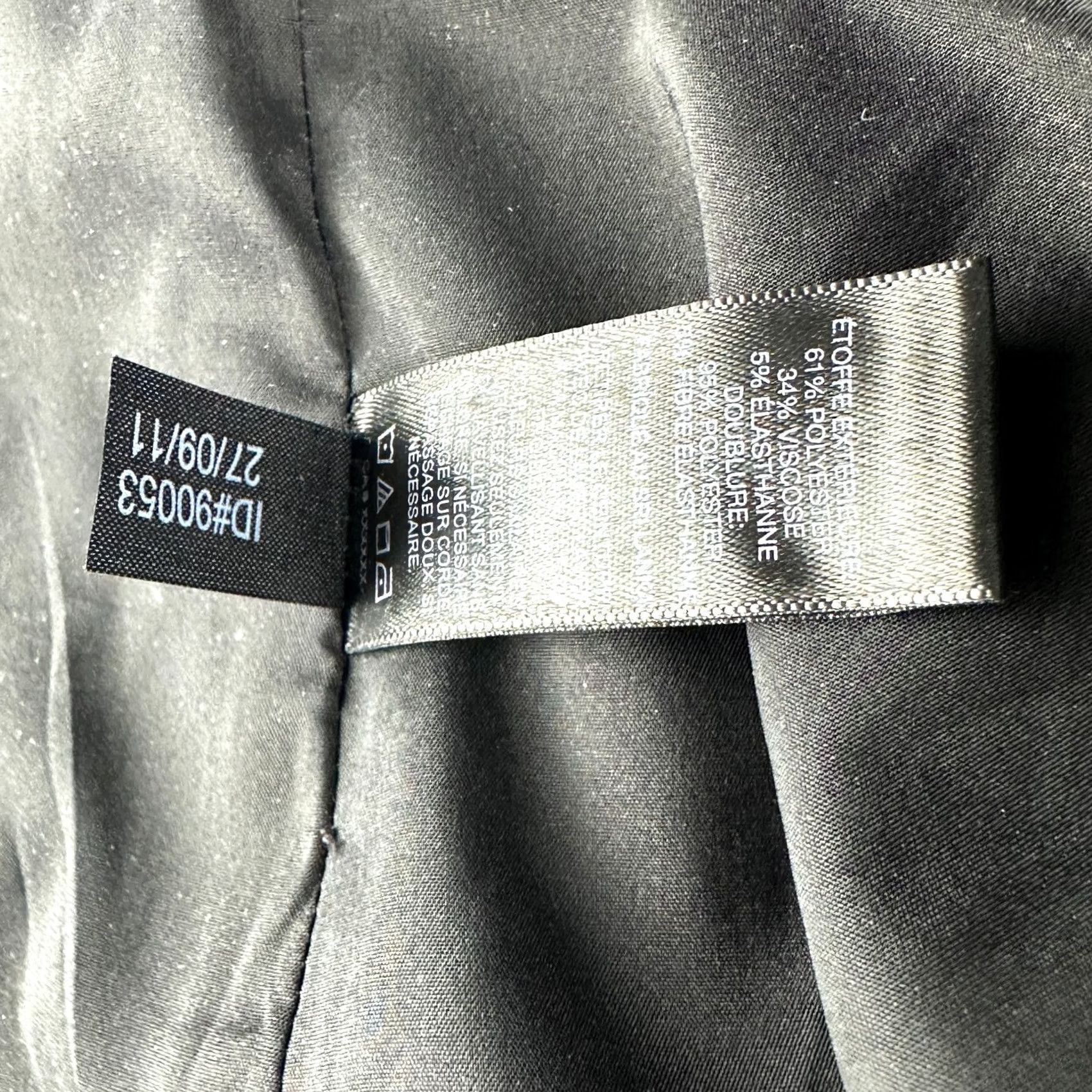 Express Express Womens Skirt Gray Pencil Size 4 Stretch Lined Side Zip Career Size 27" / US 4 / IT 40 - 6 Thumbnail