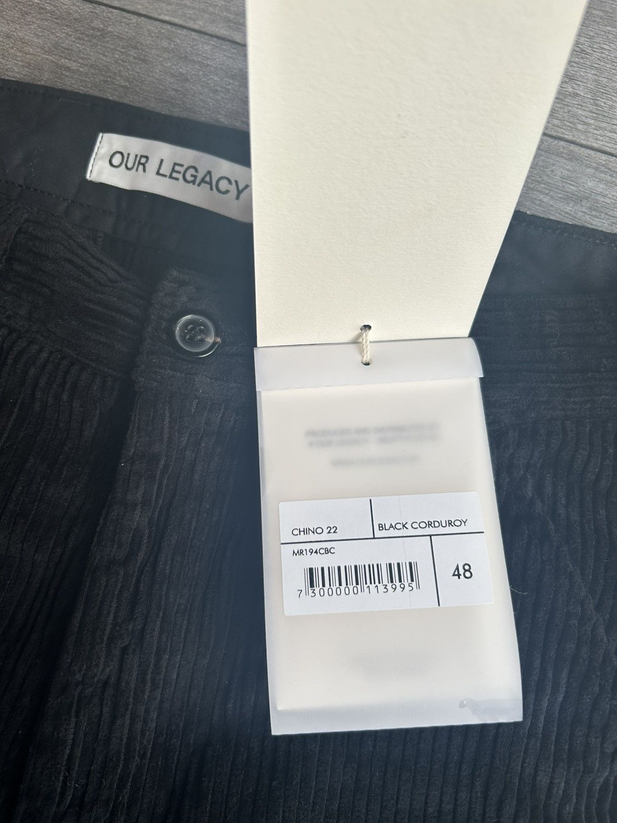 Our Legacy Our Legacy Chino 22 Corduroy Pant Size US 32 / EU 48 - 3 Thumbnail