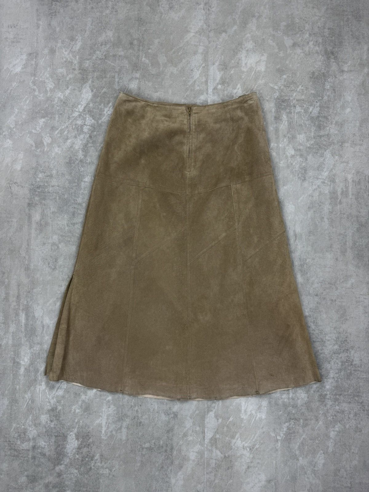 Other Oasis suede skirt vintage midi skirt western style cowgirl Size 32" / US 10 / IT 46 - 2 Thumbnail