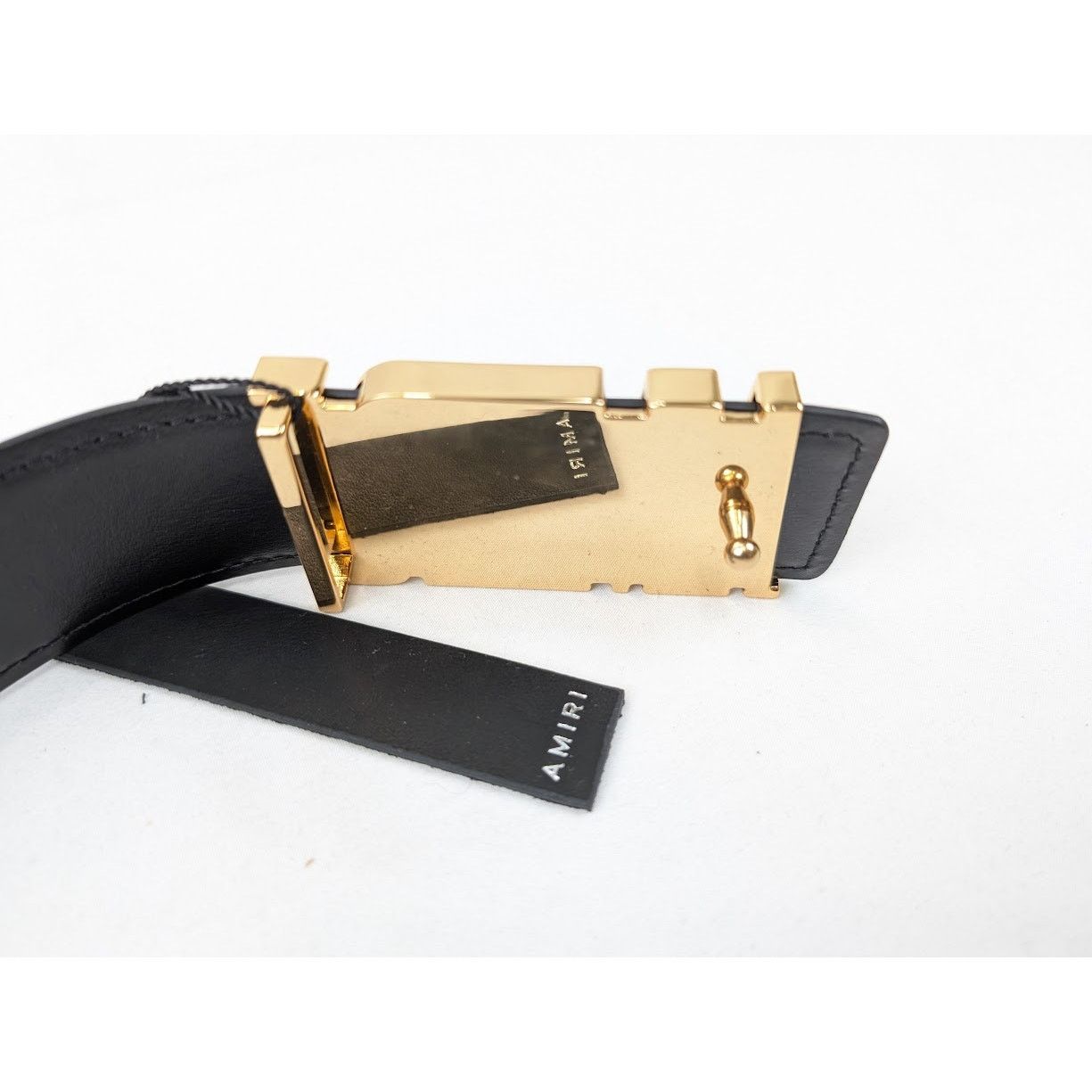 Amiri o1rshd1 Size: 80 CM / Nappa Amiri 4cm Belt in Black Size 32 - 4 Thumbnail