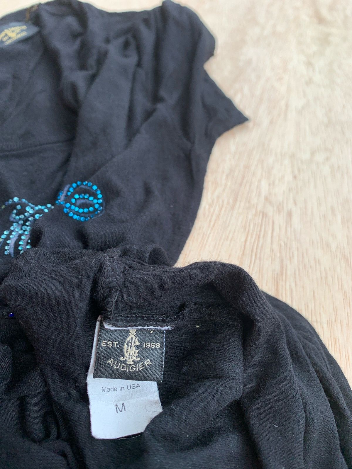If Six Was Nine × Japanese Brand × Le Grande Bleu (L.G.B.) Christian Audigier Skull Poem Women's Tshirt Size M / US 6-8 / IT 42-44 - 7 Thumbnail