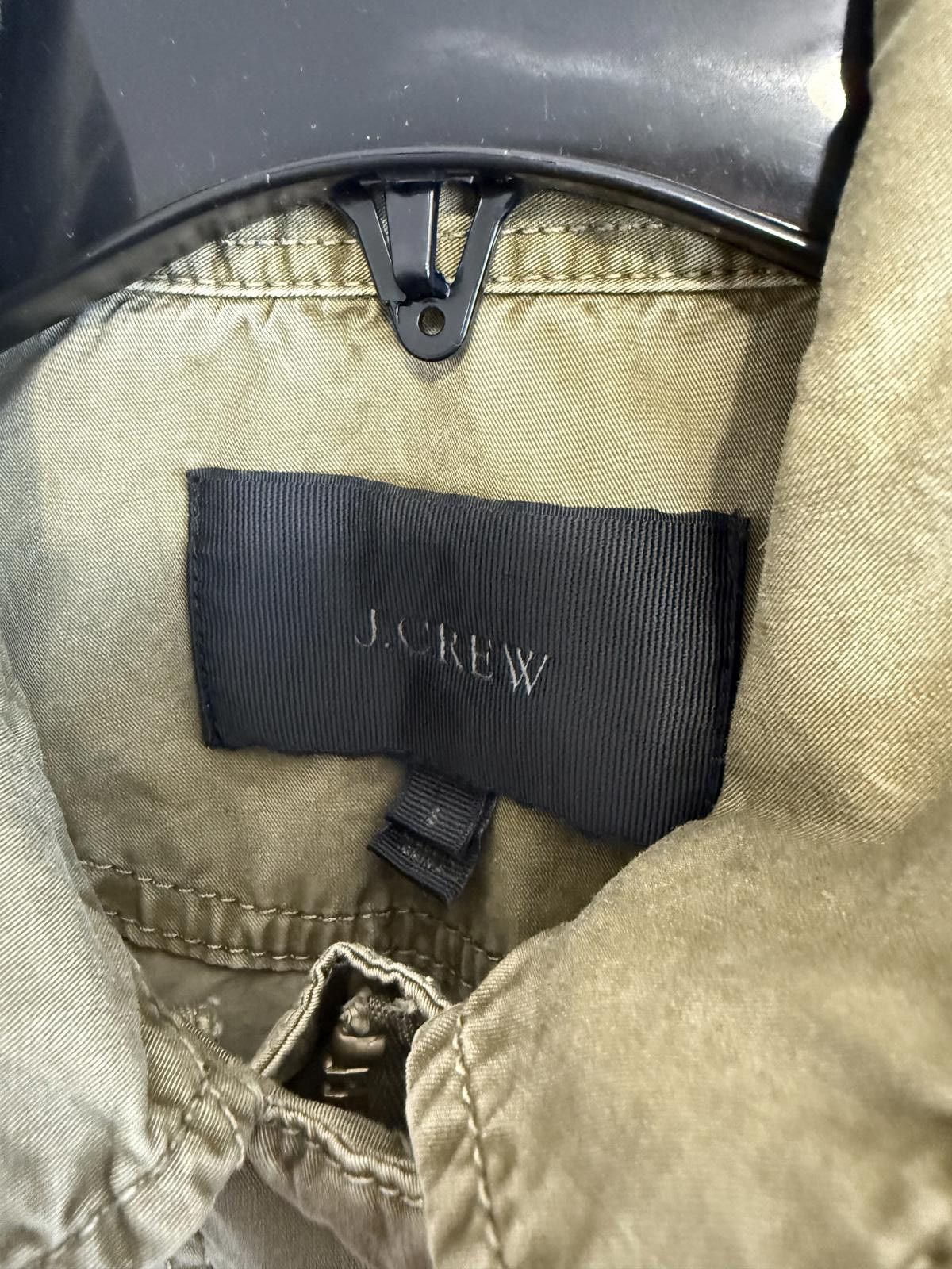 J.Crew J.Crew Olive Green Utility Anorak Jacket with Hood Sz Small Size S / US 4 / IT 40 - 4 Thumbnail