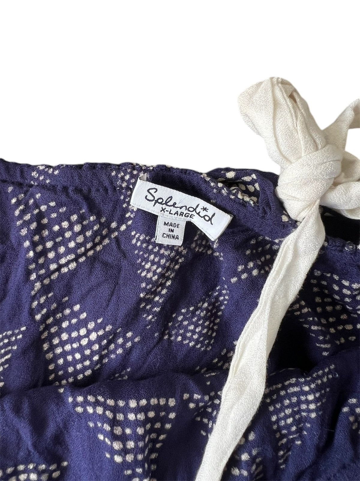 Splendid Splendid One Shoulder Geometric Ruffle Blouse | XL Size XL / US 12-14 / IT 48-50 - 4 Thumbnail