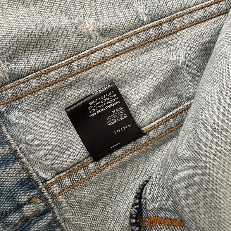 Amiri Amiri Palm Denim Trucker Jacket-2506 Size US S / EU 44-46 / 1 - 6 Thumbnail