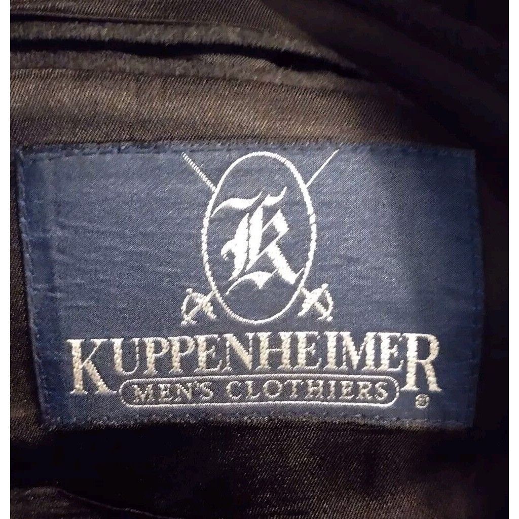 Vintage Vintage Kuppenheimer All Wool Tweed Blazer Jacket Size 50 Bl Size 50R - 5 Thumbnail