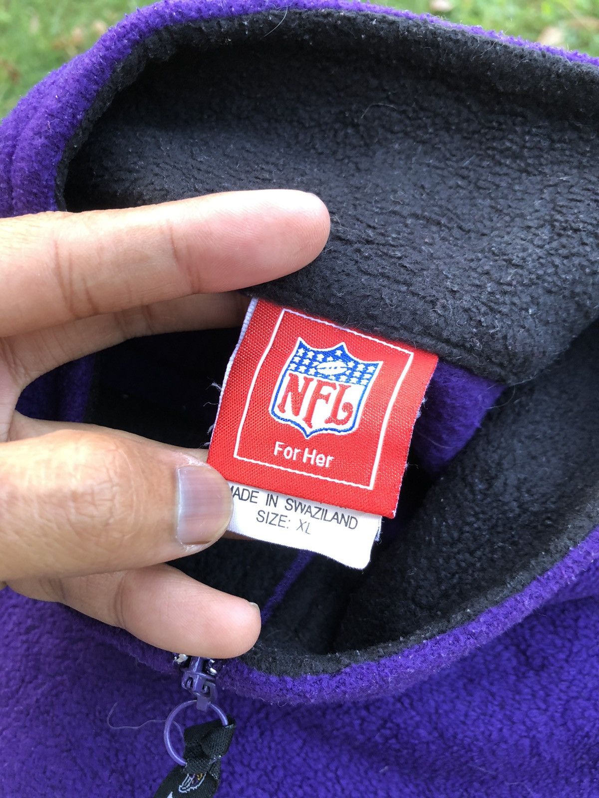 NFL × Sports Specialties BALTIMORE RAVENS HALF ZIP FLEECE JACKET Size XL / US 12-14 / IT 48-50 - 6 Thumbnail
