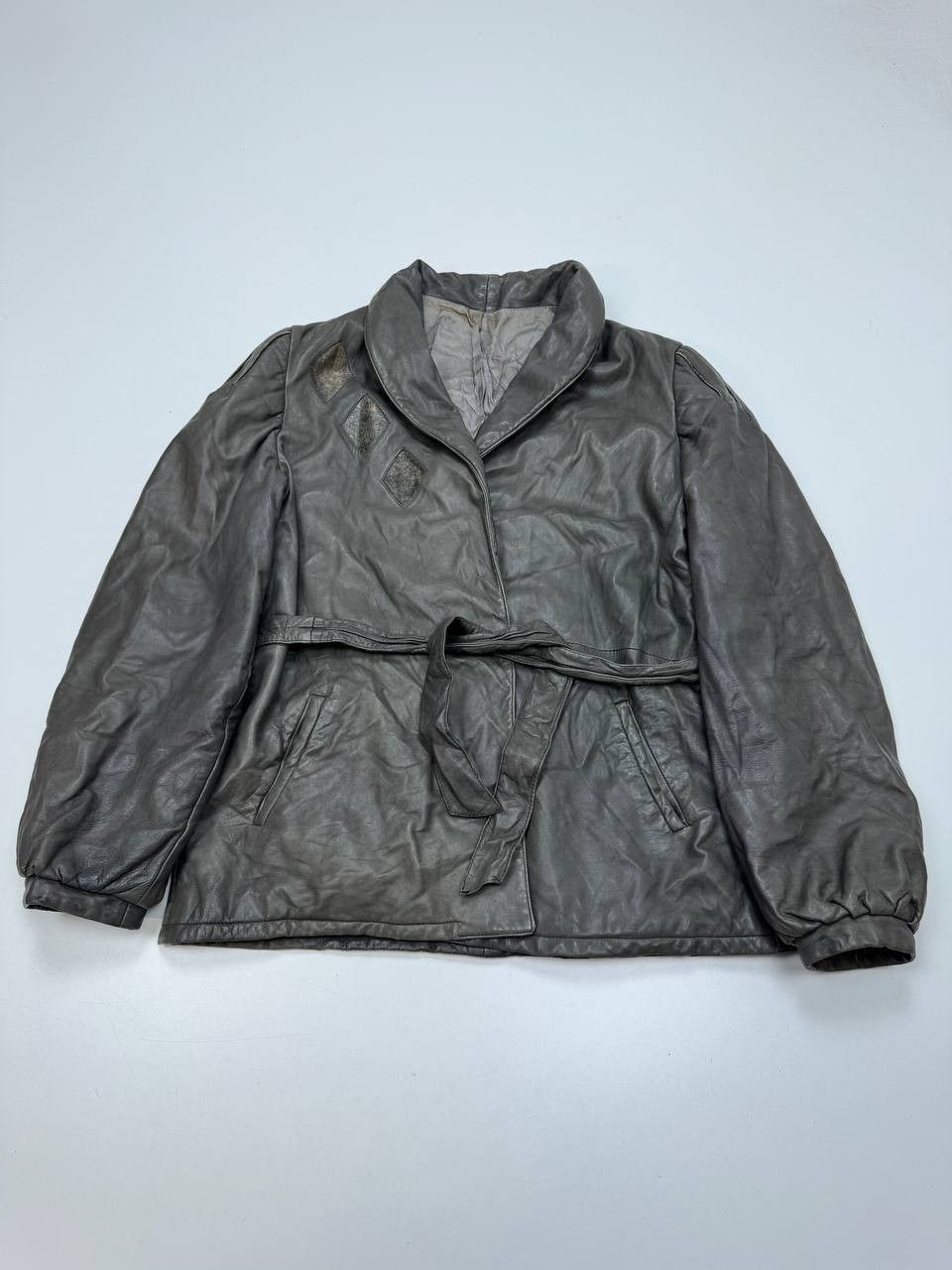 Vintage vintage leather women's jacket Size M / US 6-8 / IT 42-44 - 1 Thumbnail