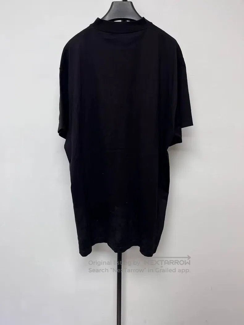 Balenciaga Balenciaga Logo Printed Crew Neck Short Sleeve T-Shirt Size US M / EU 48-50 / 2 - 2 Thumbnail