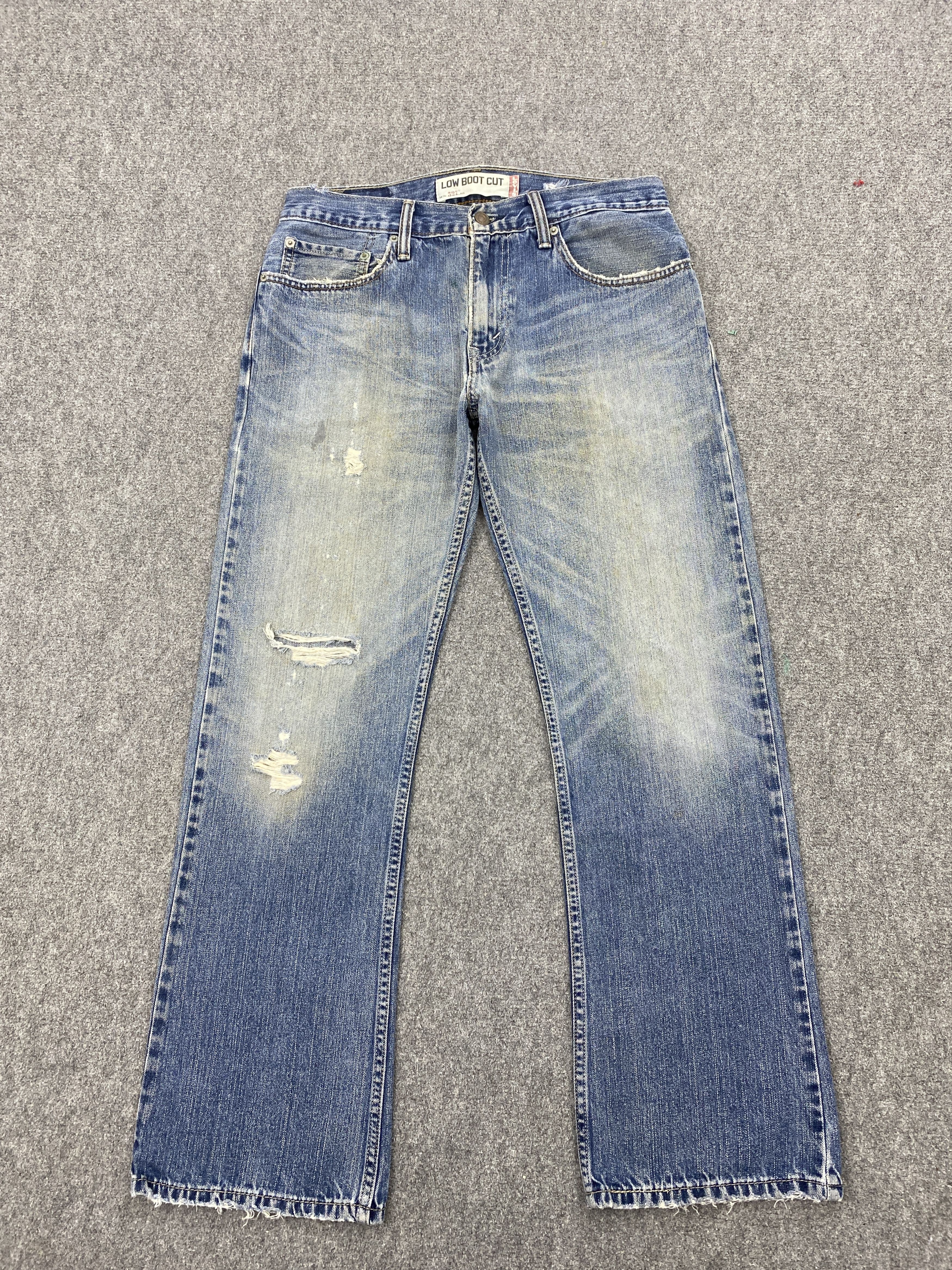 image of Levis x Vintage Levi's 527 Flared Bootcut Denim Jeans in Blue Denim, Men's (Size 31)