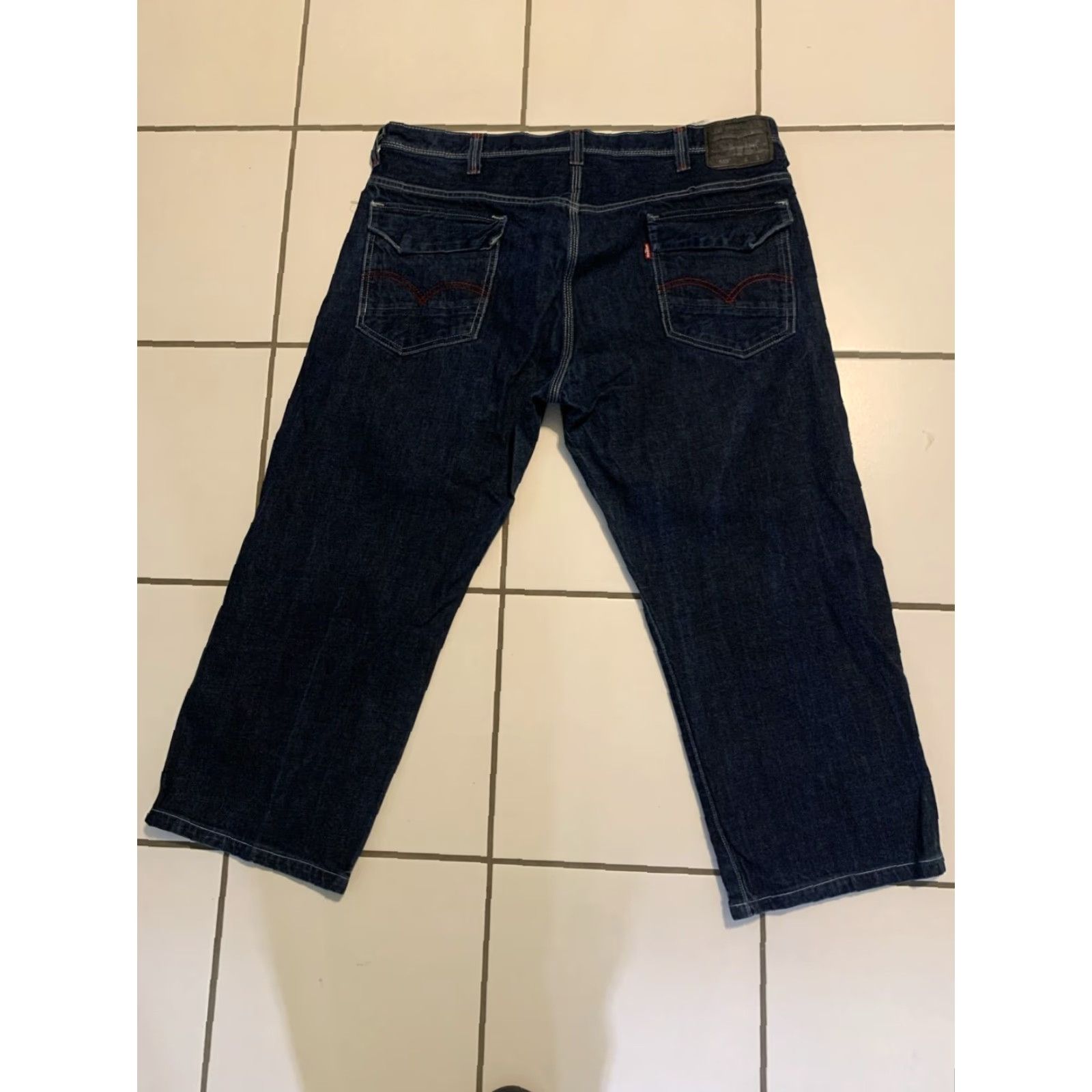Levi's VINTAGE Levi's 569 Jeans Mens 40x25 Blue Medium Wash Relaxed Straight Size US 40 / EU 56 - 2 Thumbnail