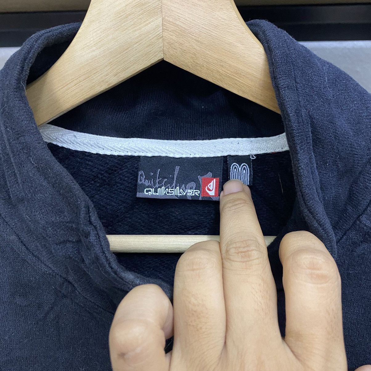 Quiksilver × Vintage Vintage Quiksilver Surfboarding Skate Embroidery Sweatshirt❗️ Size US M / EU 48-50 / 2 - 4 Thumbnail