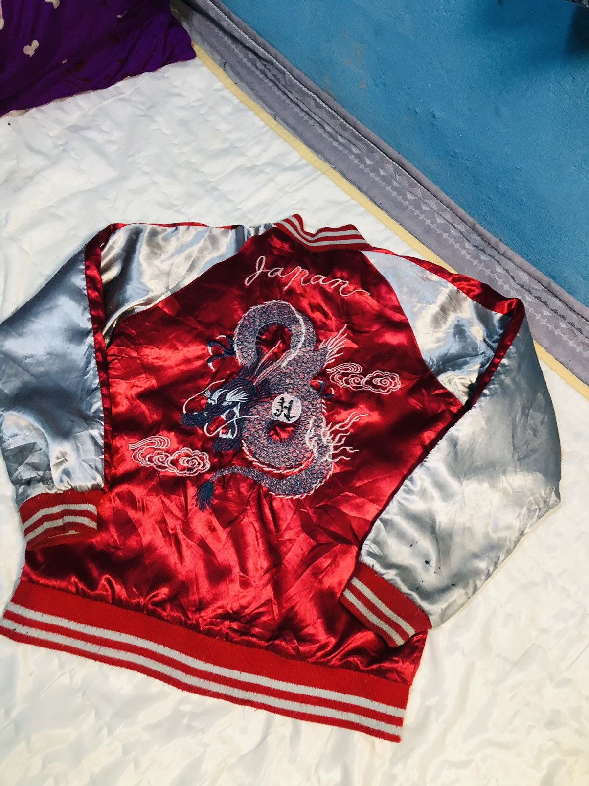 Japanese Brand Vintage Dragon Sukajan Embroidery Jacket By Jimmy Dragon (7) Size US L / EU 52-54 / 3 - 12 Thumbnail