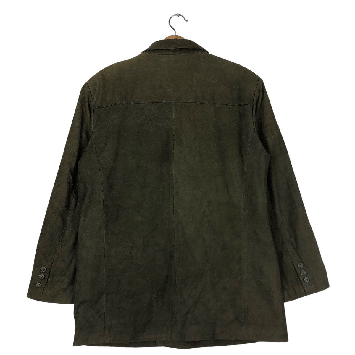 Issey Miyake 🔥Vintage Genuine Leather Jacket Biker Sub Urban Tokyo Made Size US L / EU 52-54 / 3 - 8 Thumbnail