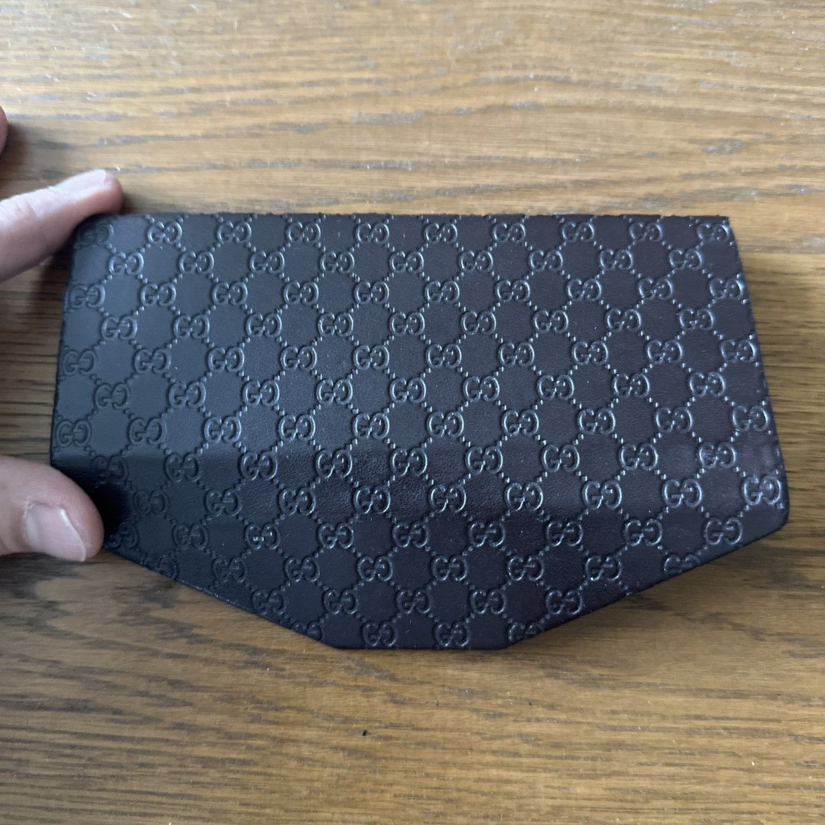 Gucci GUCCI Collapsible Triangular Leather SUNGLASS Case ONLY Size ONE SIZE - 11 Thumbnail