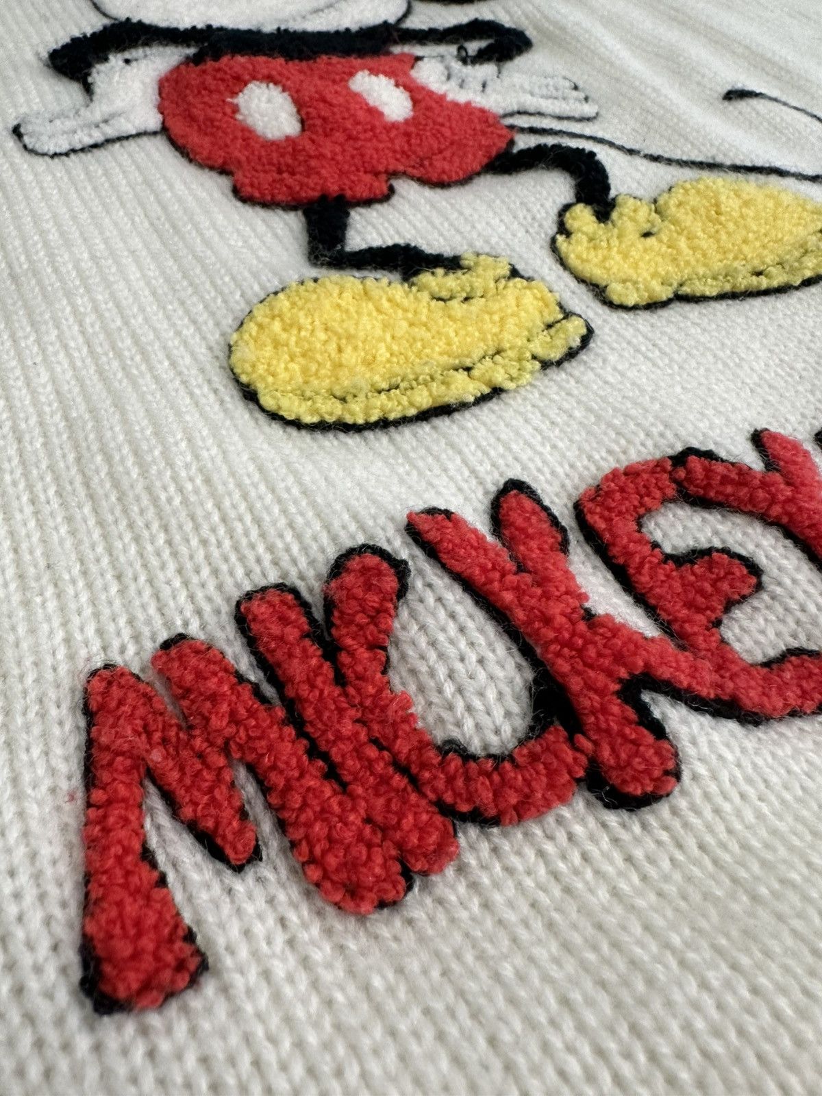 Disney VNTG 70s Disney Character Fashions Mickey Mouse Knit Sweater Size US L / EU 52-54 / 3 - 8 Thumbnail