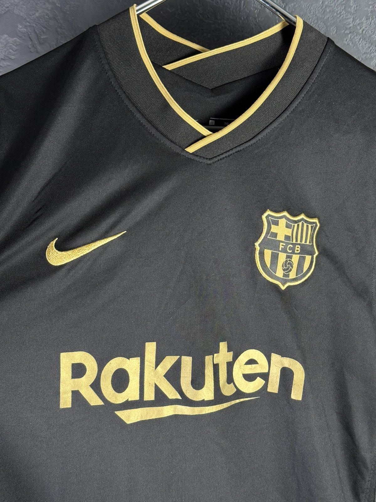 Nike Nike Frenkie de Jong Black Barcelona 2020/21 Away Jersey Size US XL / EU 56 / 4 - 4 Thumbnail