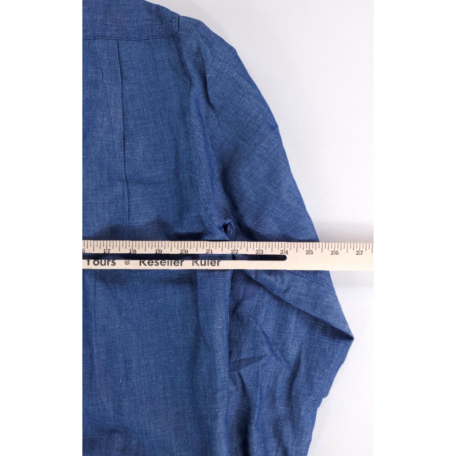 Denime Hagen Button-Up Shirt Blue Denim Chambray Long Sleeve Mens L Carmel California California Denim Chambray Button Up Shirt Blue Mens L Size US L / EU 52-54 / 3 - 6 Thumbnail