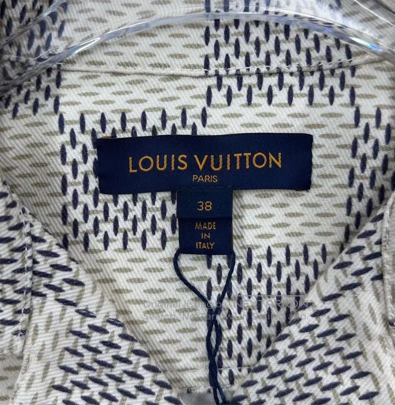 Louis Vuitton Louis Vuitton White classic checkerboard denim jacket Size XS / US 0-2 / IT 36-38 - 4 Thumbnail