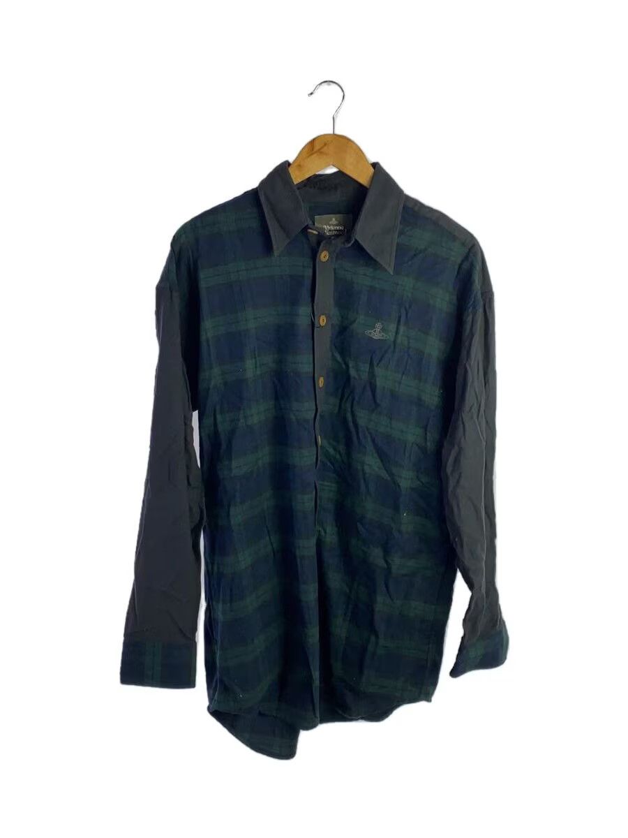 Vivienne Westwood Panel Plaid Orb Button Shirt Size US M / EU 48-50 / 2 - 1 Thumbnail