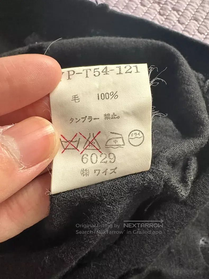 Y's Y's Wool destroyed high collar and long sleeves Size US M / EU 48-50 / 2 - 5 Thumbnail