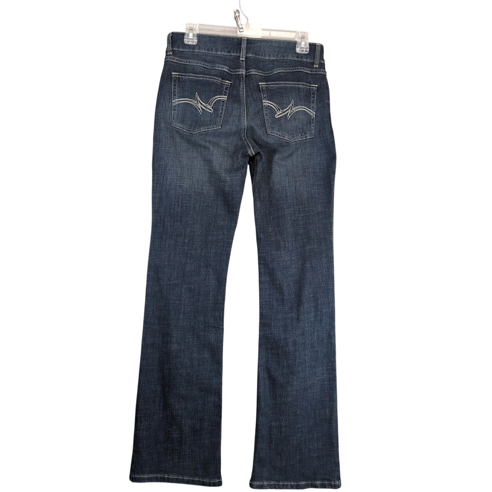 Wrangler Wrangler Boot Cut Jeans Juniors 7 30x32" Dark Wash Stretch Size 30" / US 8 / IT 44 - 2 Thumbnail